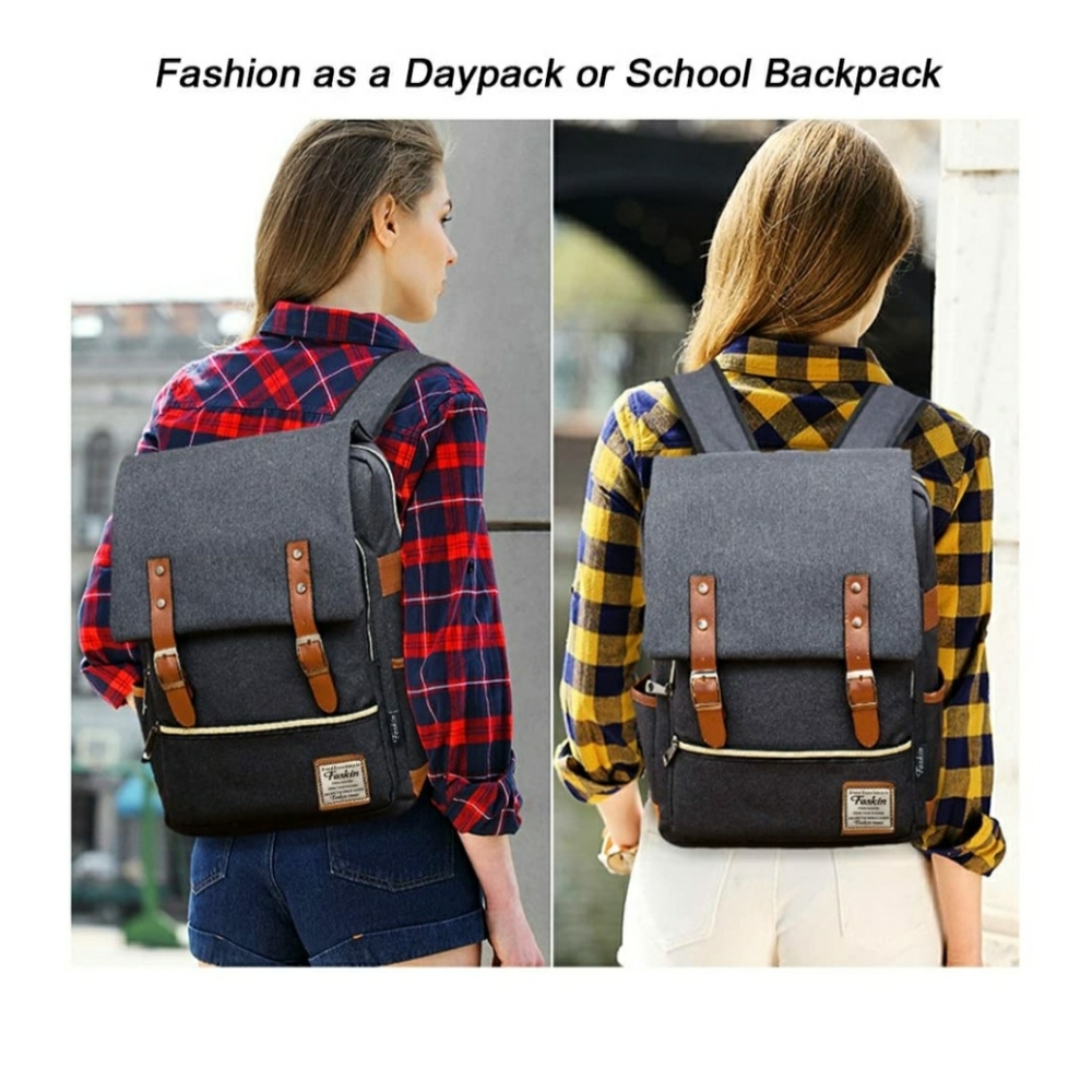 Gray Laptop Backpack